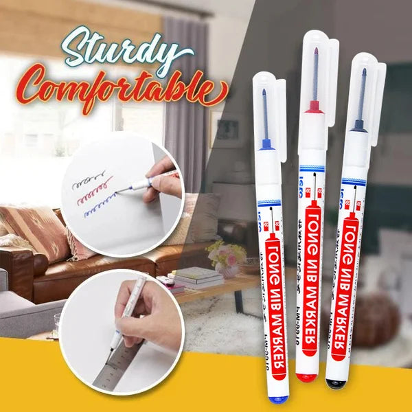 (🎅🎁2024-Christmas Hot Sale🎁-49% OFF) Long Head Deep Hole Marker & (3PCS/SET)