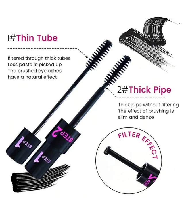 Two in one double effect adjustable eye black