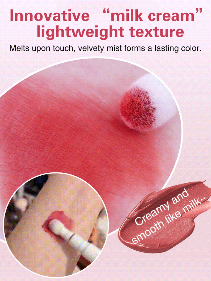 [Non stick cup, no fading]Lip powder cream