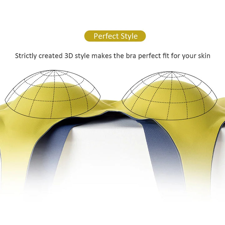 JL-Womens Seamless Latex Bra
