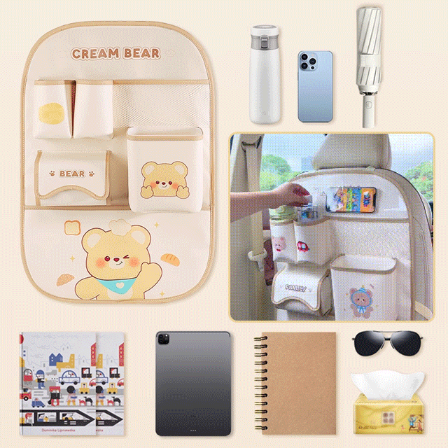Multi functional Car Seat Storage Bag