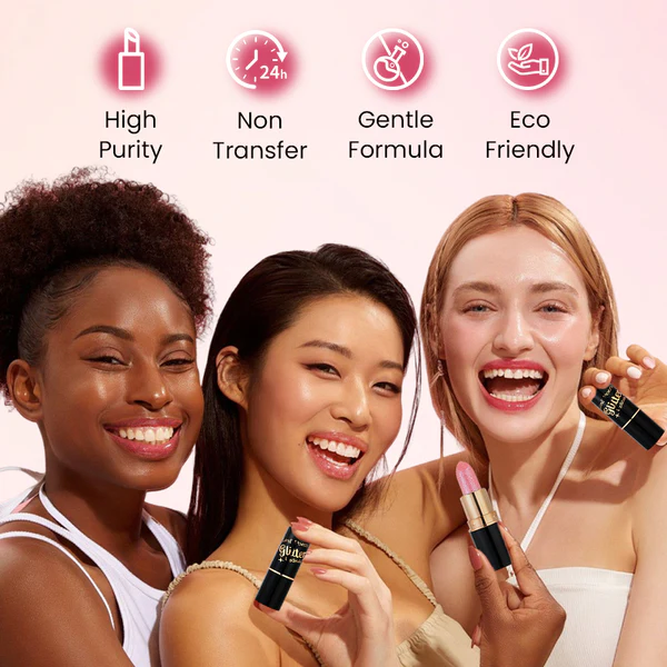 Waterproof Moisturizing Glitter Lipstick