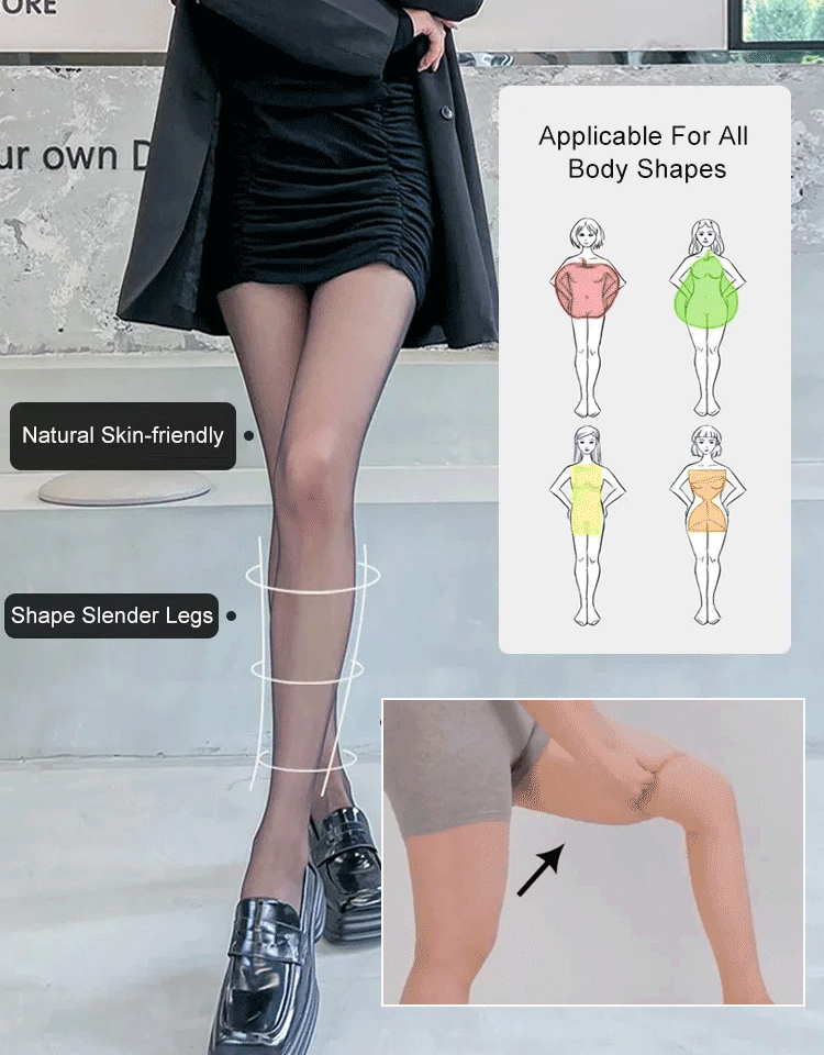 Control Top Pantyhose with Reinforced Toes