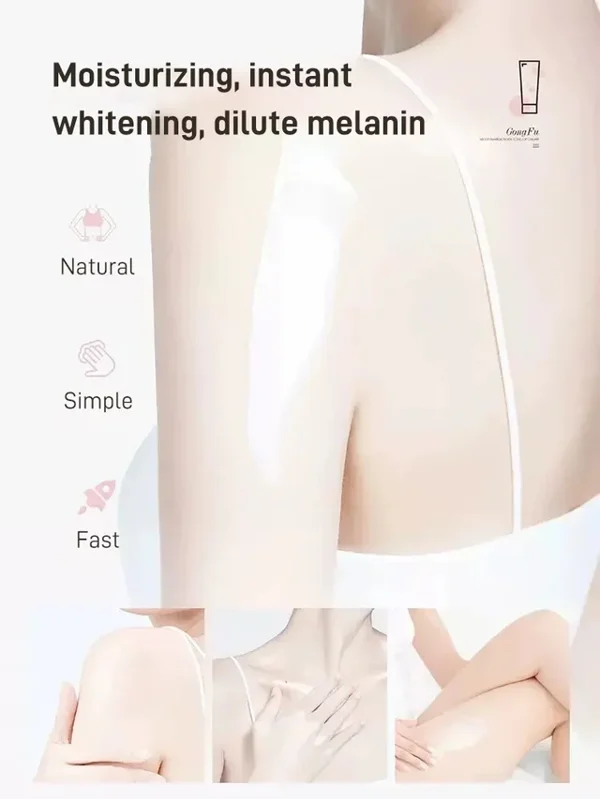 Brightening moisturizing tone-up body cream