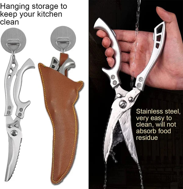 （🎅 🎁2024-Christmas Hot Sale🎁-48% ）-Heavy Duty Stainless Steel Bone-Cut Scissors