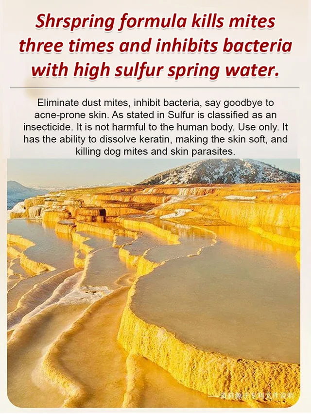 Sulfur Mite-Clearing Liquid Soap for Full Body Use