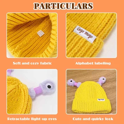 Cute Little Monster LED Knit Beanie