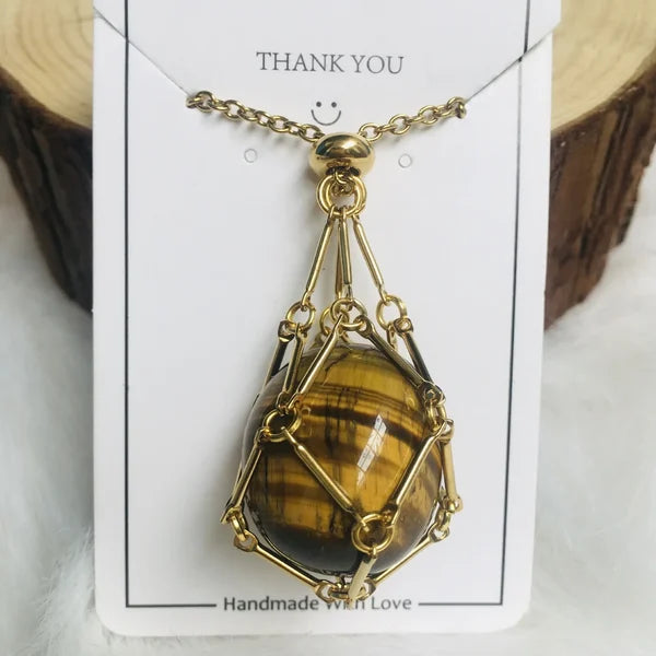 🎁2024 Crystal Stone Holder Necklace🎁