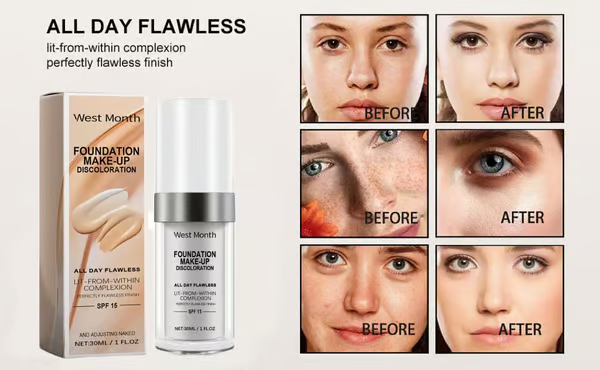 Colour Changing Mature Skin Foundation
