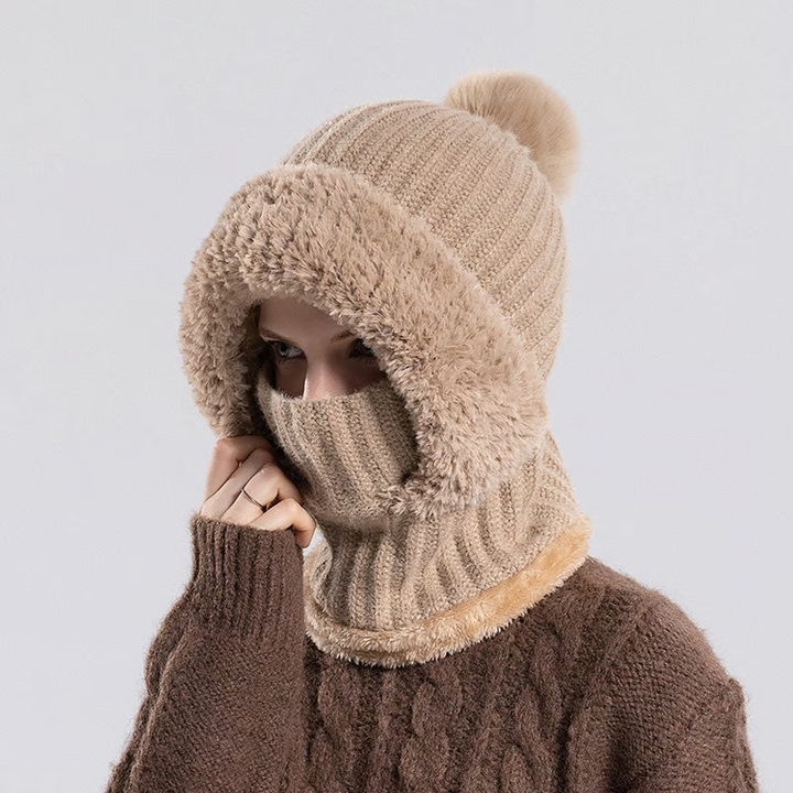 Womens Knitted Hat In Autumn And Winter