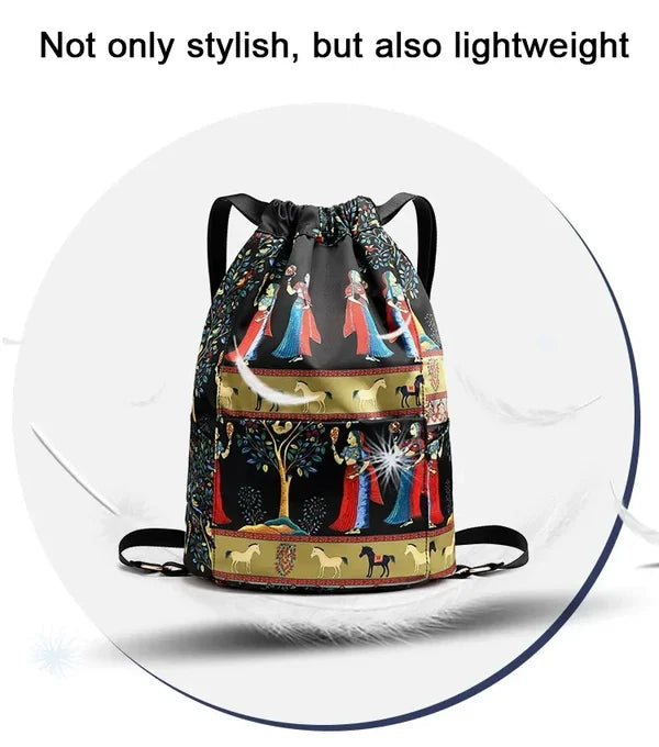 🔥49% OFF🔥Drawstring Foldable Large Capacity Dry-wet Separation Travel Sports Backpack