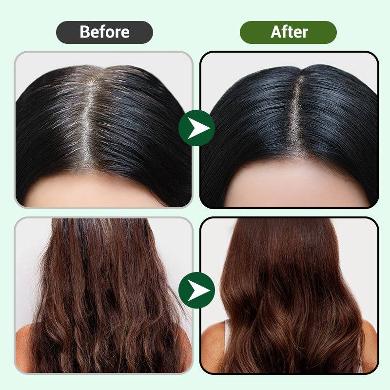 Plant Extract Hair Color Cream with Comb