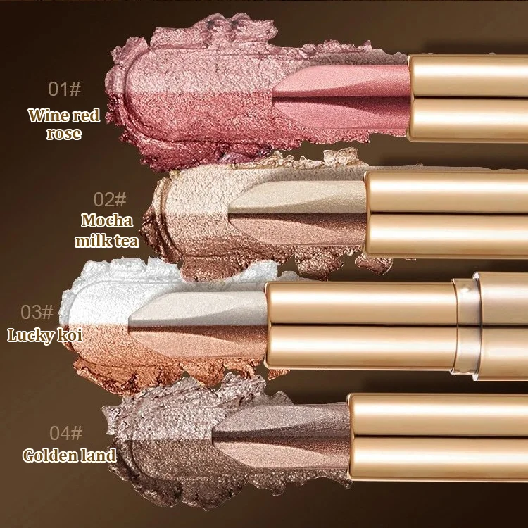 Double Color Light Luxury Eyeshadow Stick for Lazy People