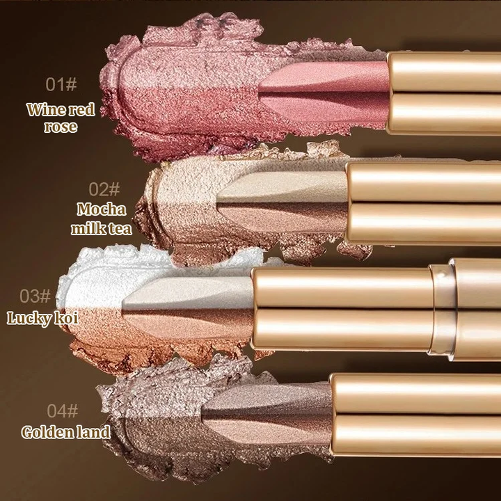 Double Color Light Luxury Eyeshadow Stick for Lazy People