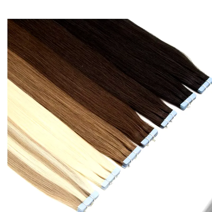 Seamless Injected Hand-Tied Invisible Tape In Hair Extension