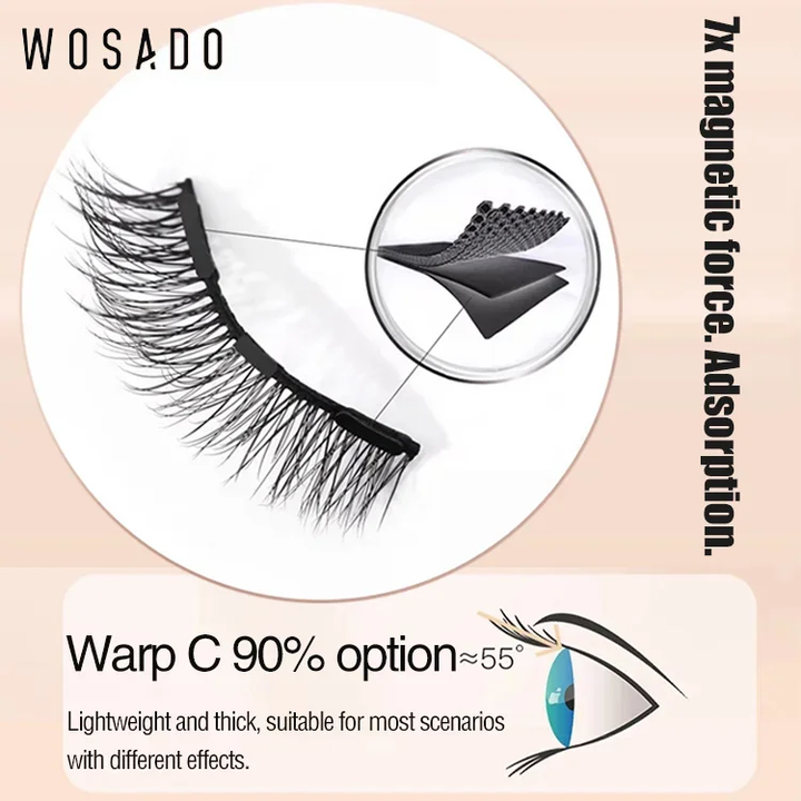 natural soft magnetic false eyelashes