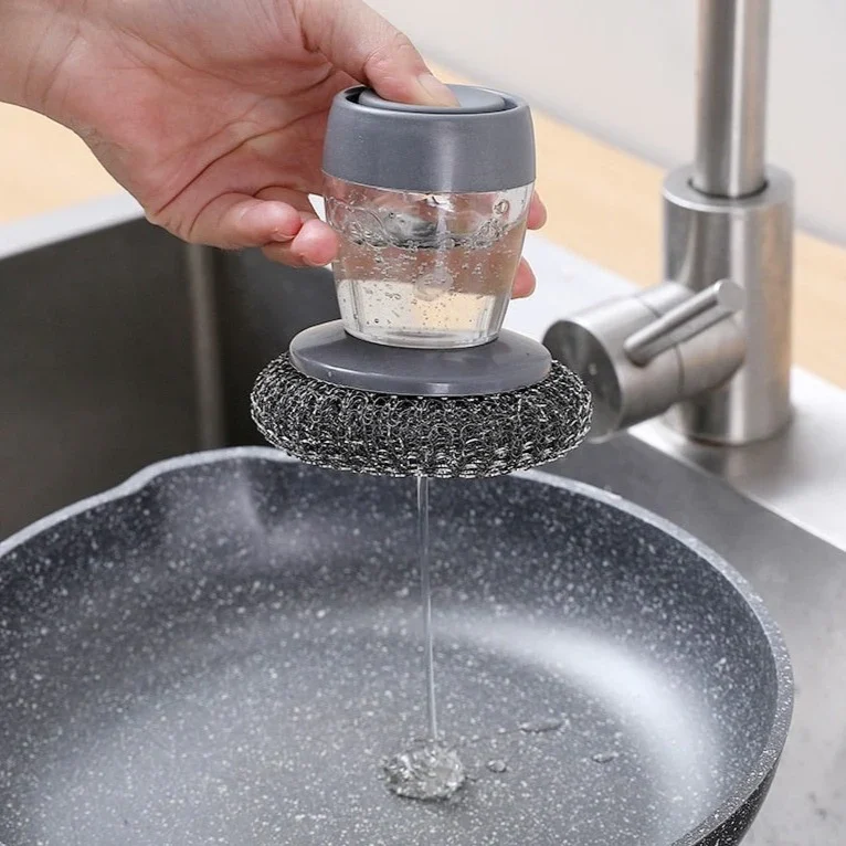 Metal Palm Scrubber Sponge