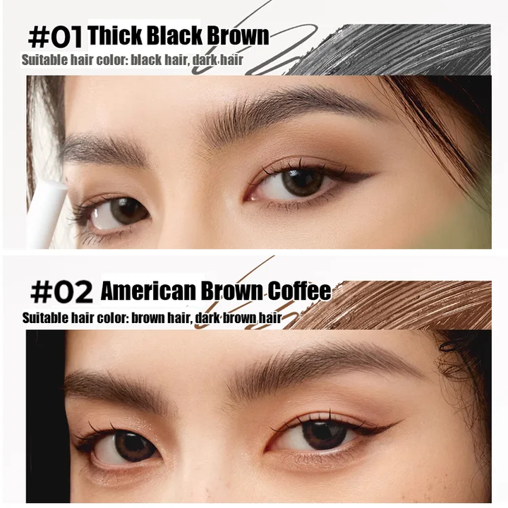 3D double end liquid eyebrow pen