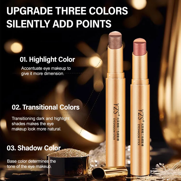 GOLDEN DIAMOND THREE COLOR EYESHADOW STICK