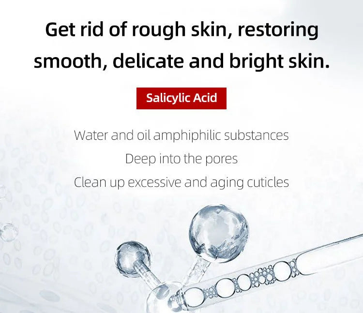 Supramolecular salicylic acid, soothing, oil control and acne removal.