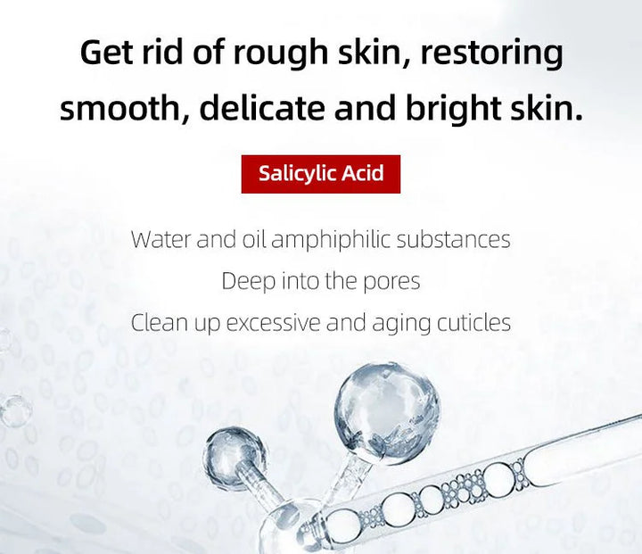 Supramolecular salicylic acid, soothing, oil control and acne removal.