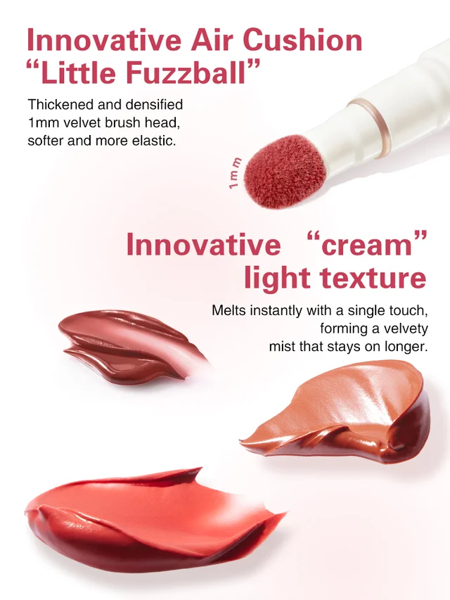 [Non stick cup, no fading]Lip powder cream