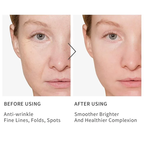 Vitamin C facial serum with hyaluronic acid supplement