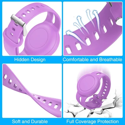 Kids Waterproof Silicone Anti loss Wristband