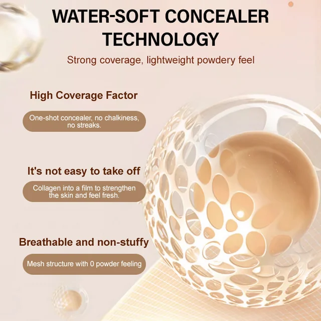 Red Ginseng Bird's Nest Skin Nourishing Dual-layer Cushion Foundation