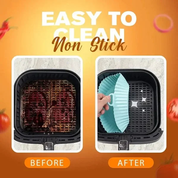 ⚡ 47% OFF - Air Fryer Silicone Baking Tray🍟