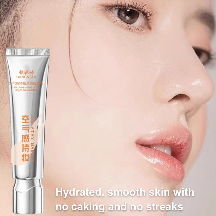 [Natural Flawless Skin] Long Lasting Smudge Proof Liquid Foundation