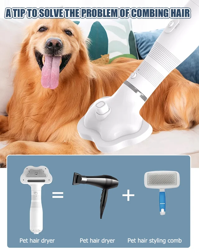 3 in 1 pet grooming hair dryer