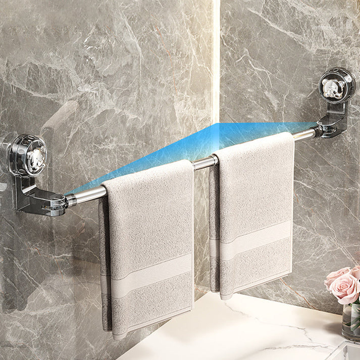 Retractable Suction Cup Towel Bar