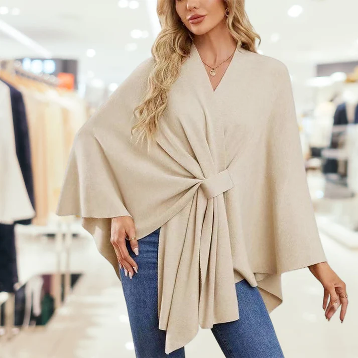 Womens Cross Front Shawl Wrap