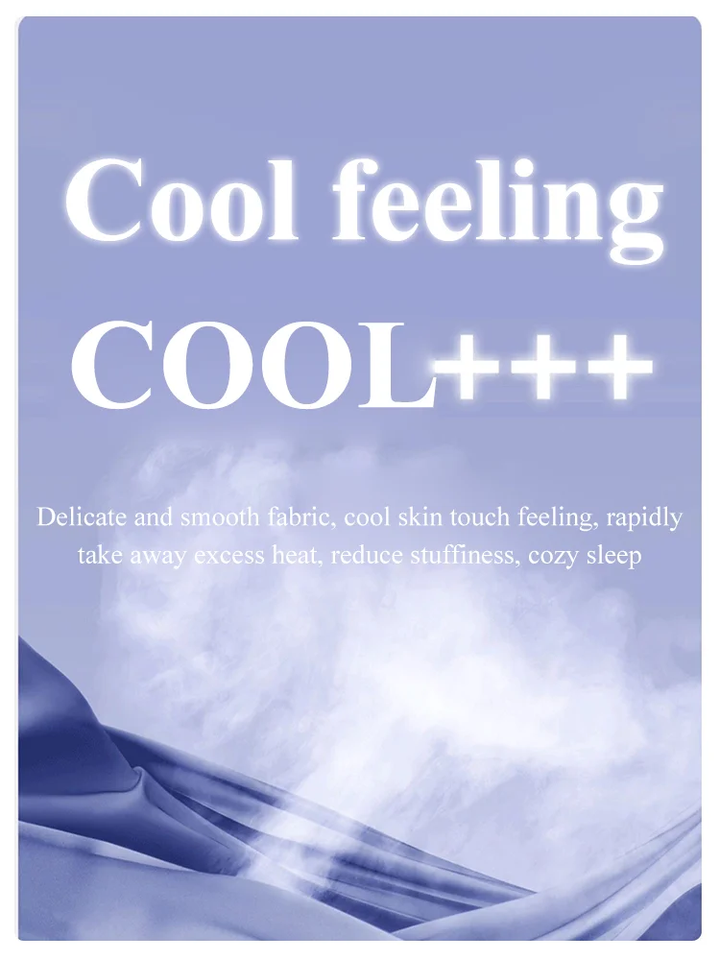 With chest pad New Ice Silk cool pajama set