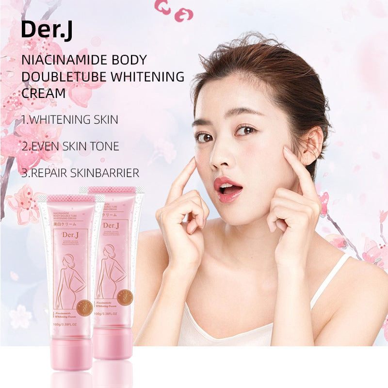 Derj Niacinamide Double Tube Body Lotion WHITENING CREAM