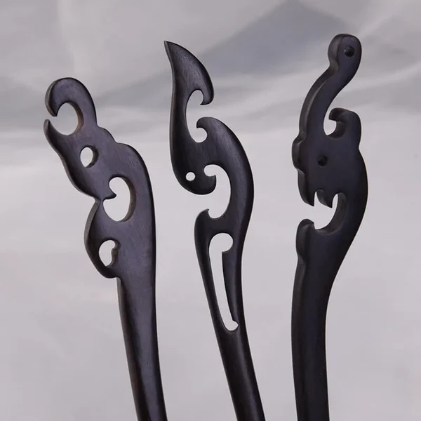 Ancient style wooden hairpin