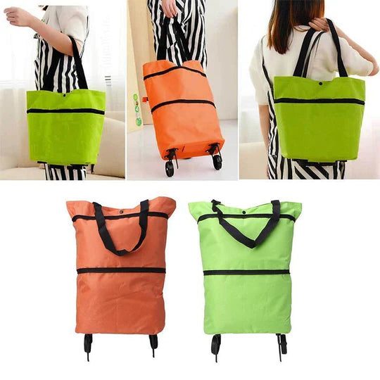 Foldable eco-friendly shopping bag
