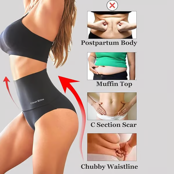 Tummy Control Underwear for Women High Waisted