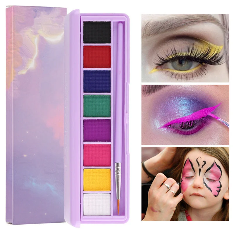 Water Soluble Fluorescent Makeup Palette