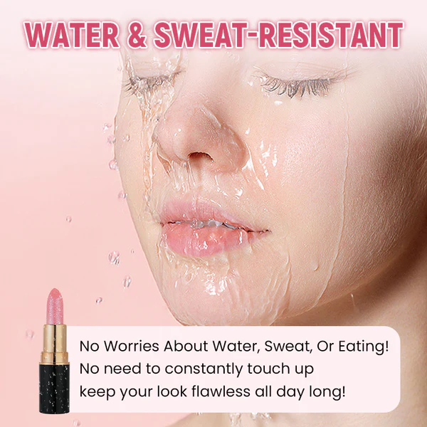 Waterproof Moisturizing Glitter Lipstick