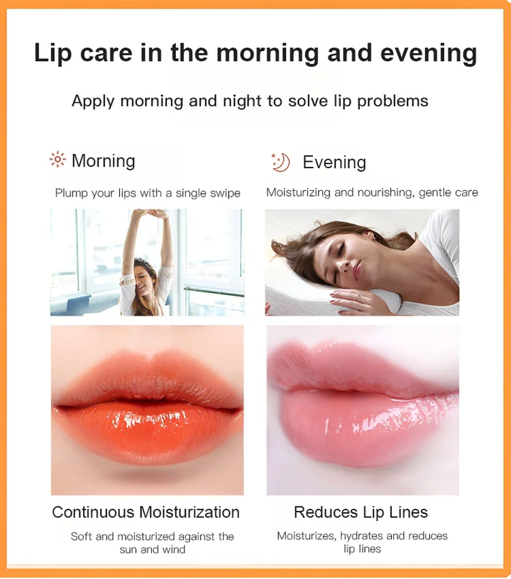 Transparent Colorless Moisturizing Lip Plumping Essence