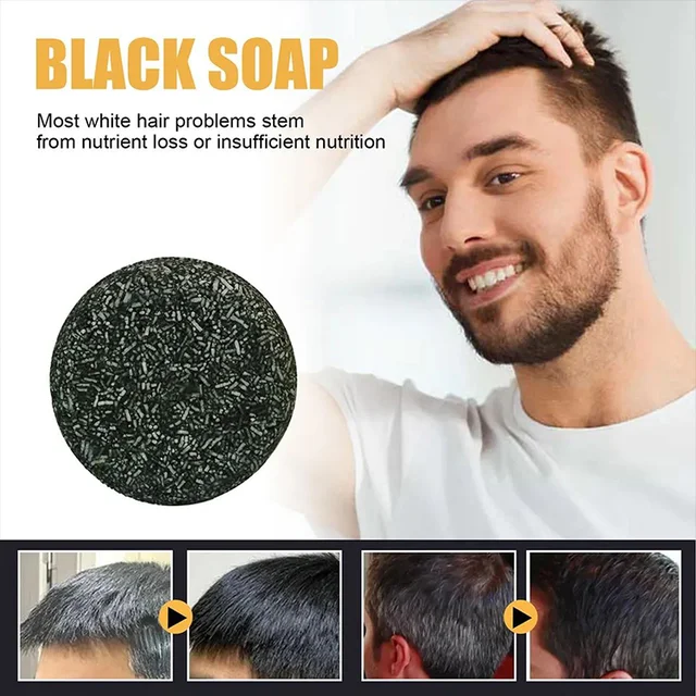 Bamboo charcoal hair blackening shampoo