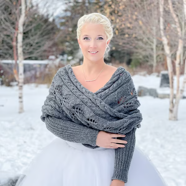 Knitted Wrap Shrugs For Women