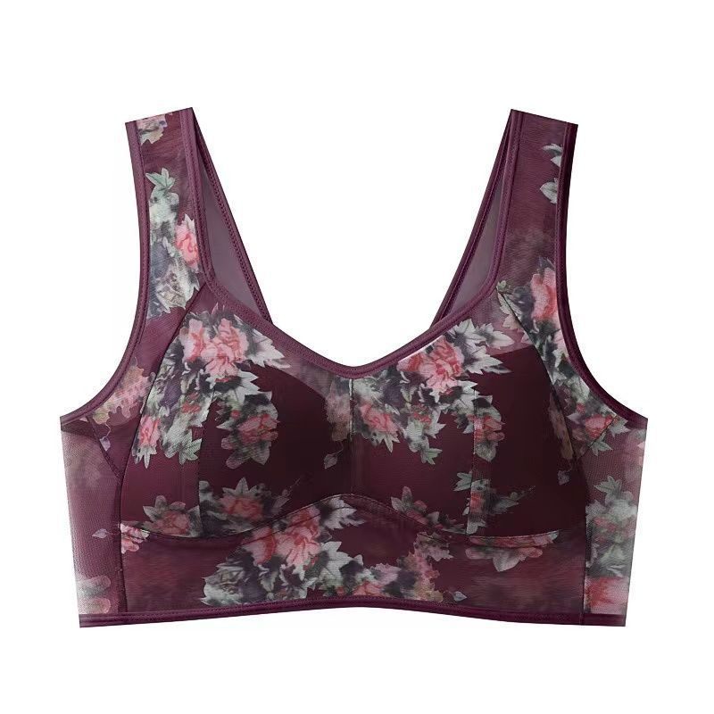 Lace Buttonless Comfortable Bra