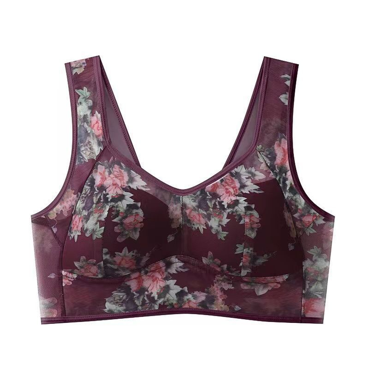 Lace Buttonless Comfortable Bra