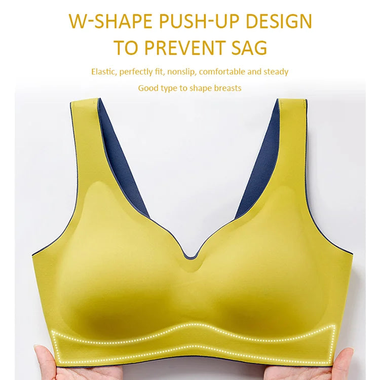 JL-Womens Seamless Latex Bra