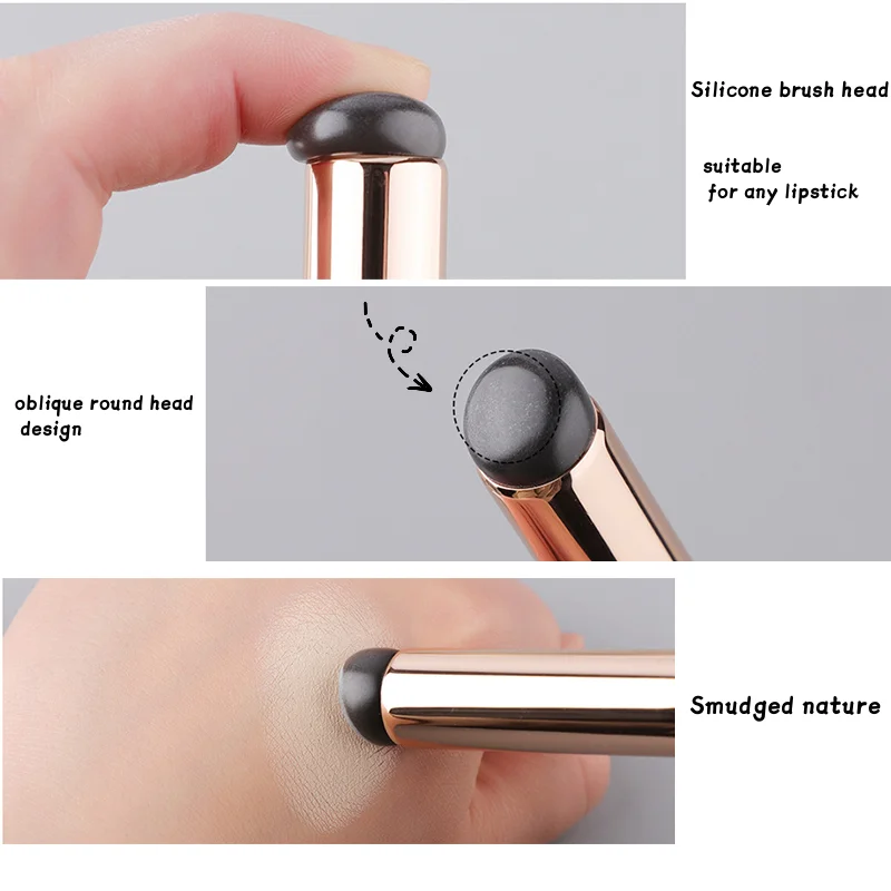 Silicone Round Tip Lip Brush Concealer Brush