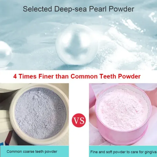 Probiotic whitening and yellowing teeth cleaning powder