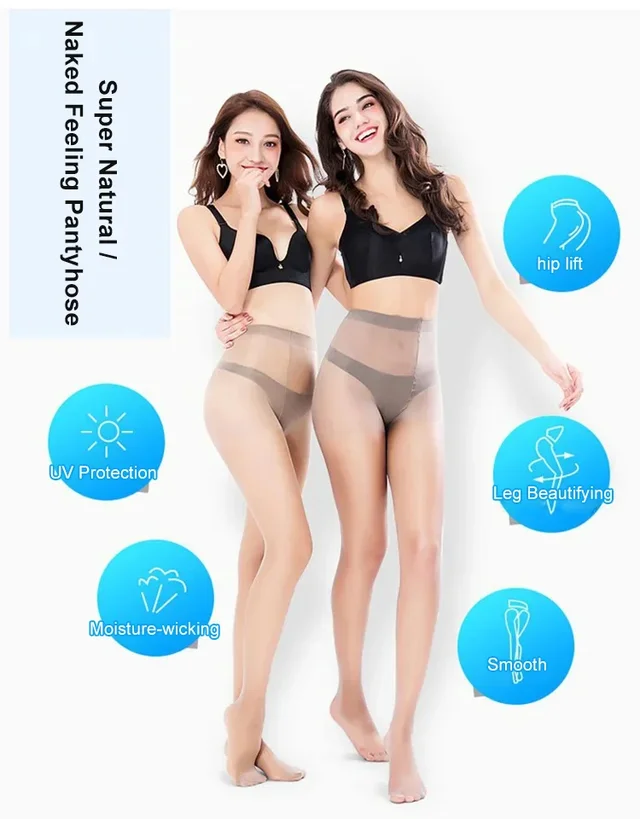 Control Top Pantyhose with Reinforced Toes